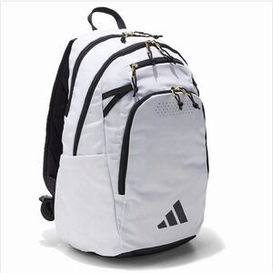 Adidas DEFENDER 5 BACKPACK WHITE/GOLD METALLIC/BLACK School Travel Durable New